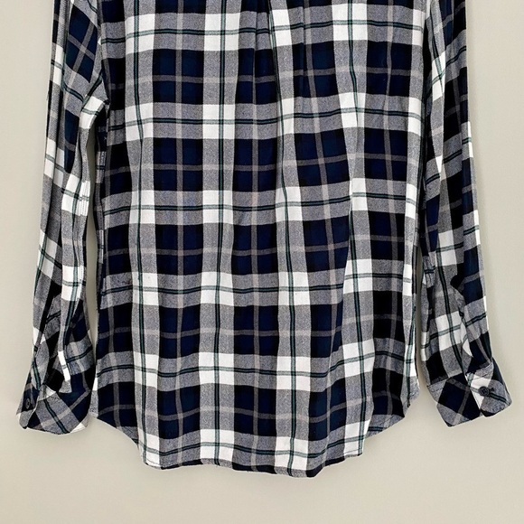 Rails Hunter Button Down Long Sleeve Plaid Button-up Shirt in Pine & White, S - Picture 15 of 16